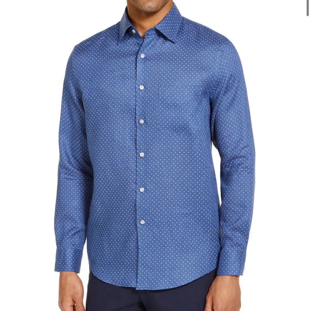 Tasso Elba geometric print button down size medium - Picture 2 of 6